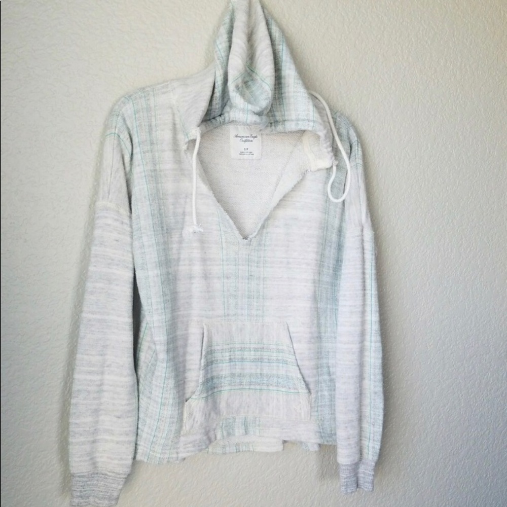 American Eagle Woven Hoodie